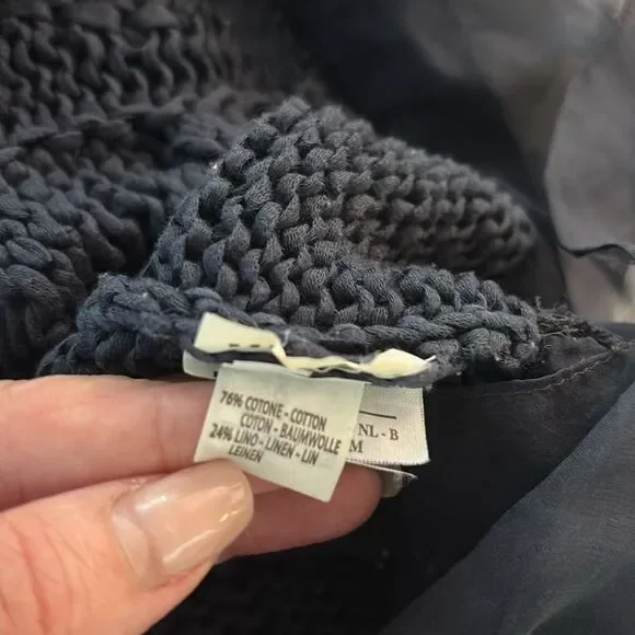 Brunello Cucinelli Dark blueKnit Top, M
